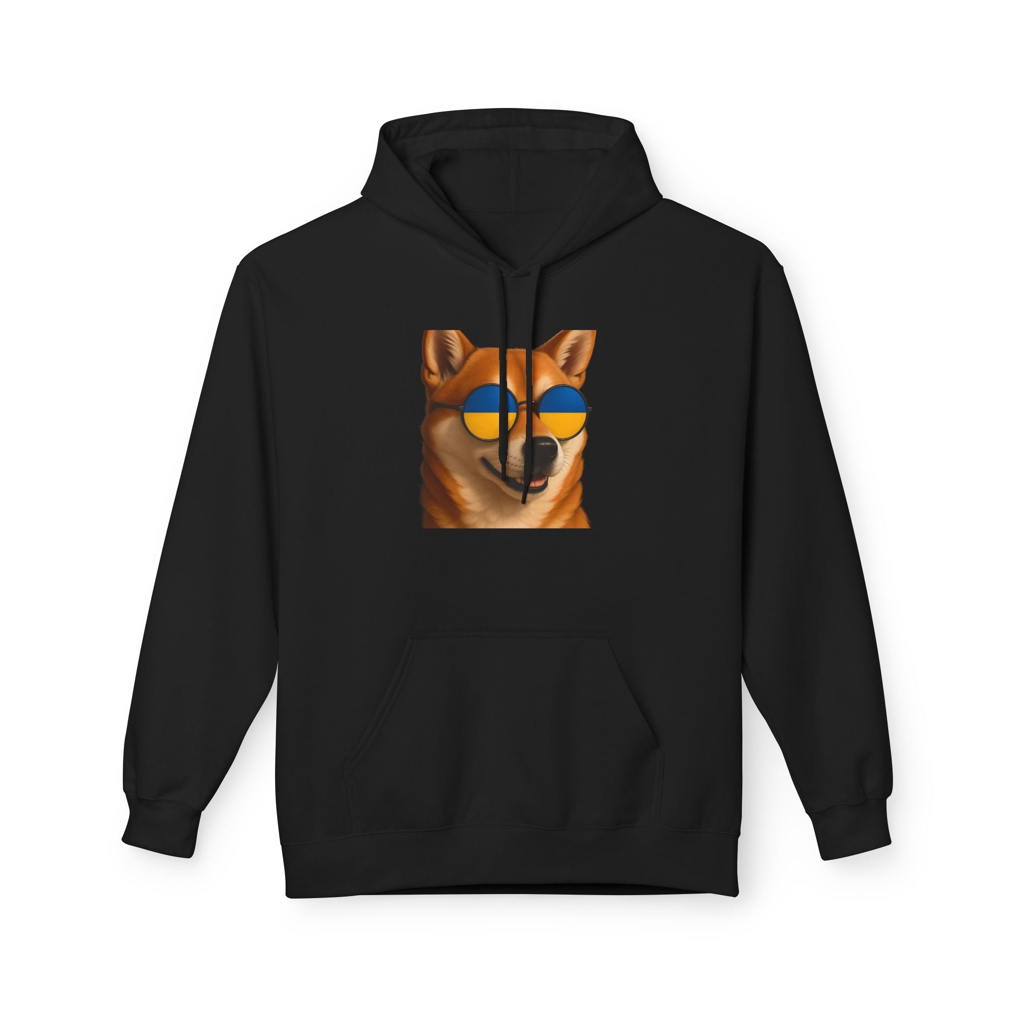 Ukrainian Doge Sunglasses Hoodie