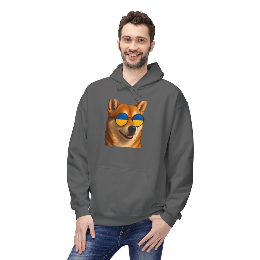 Ukrainian Doge Sunglasses Hoodie