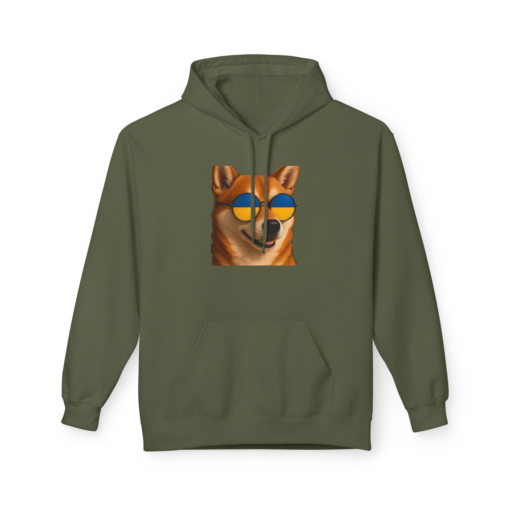 Ukrainian Doge Sunglasses Hoodie