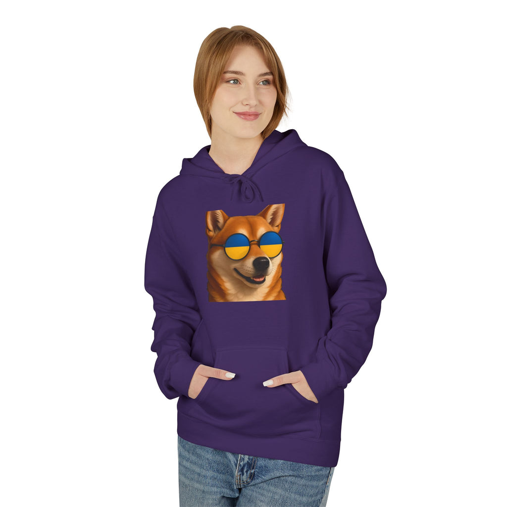 Ukrainian Doge Sunglasses Hoodie