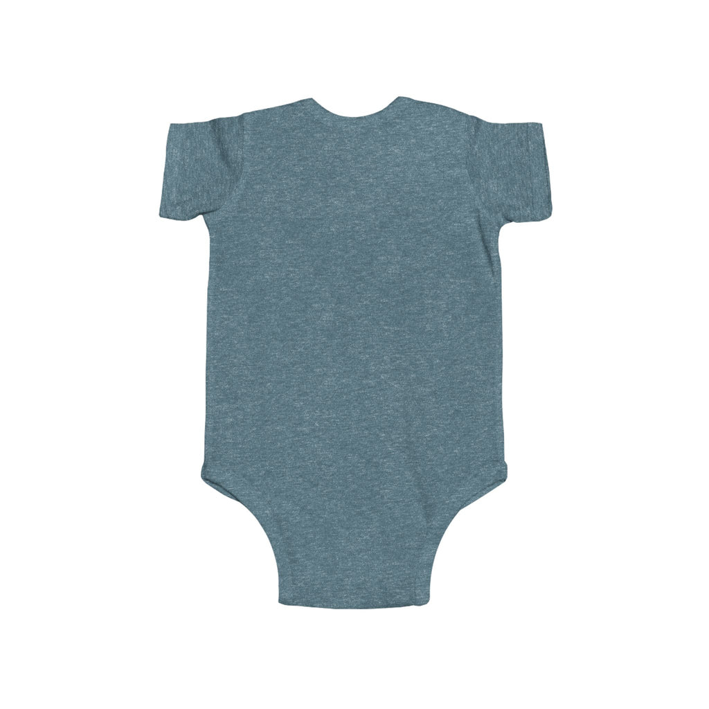 Infant Bodysuit with Vibrant Ukrainian Phoenix Illustration — Cute Baby Onesie