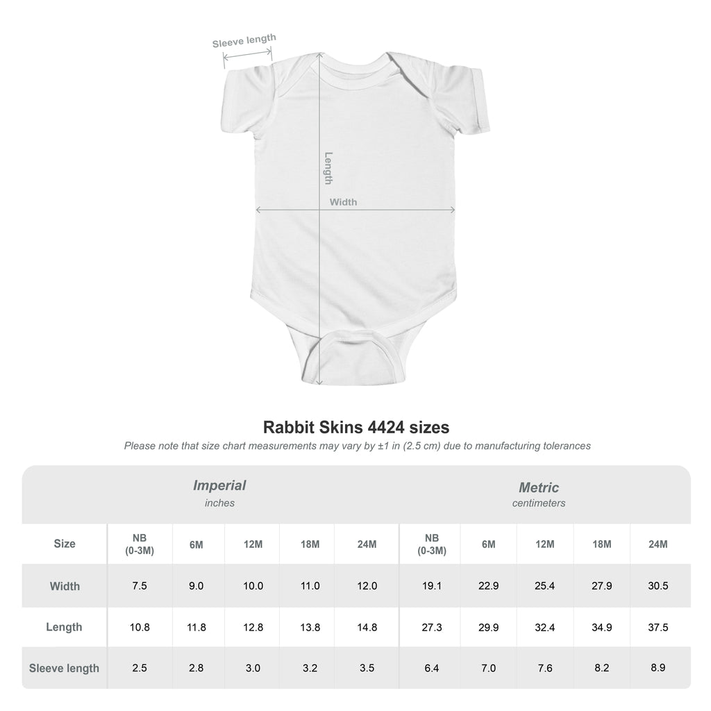 Infant Bodysuit with Vibrant Ukrainian Phoenix Illustration — Cute Baby Onesie