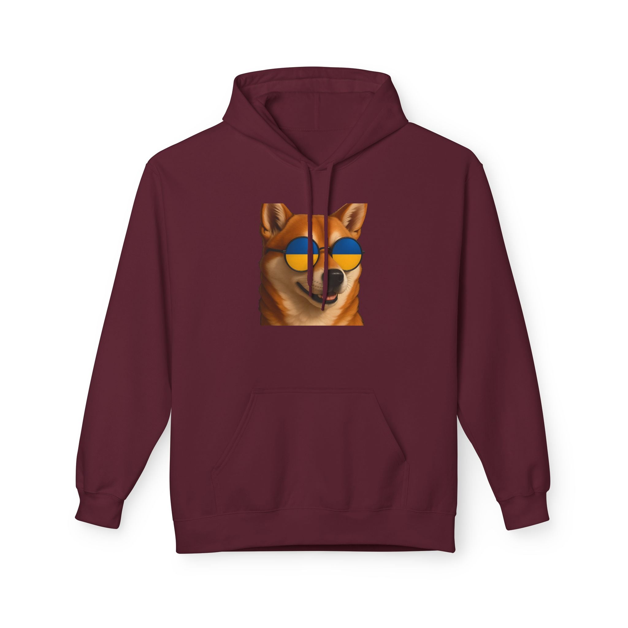 Ukrainian Doge Sunglasses Hoodie