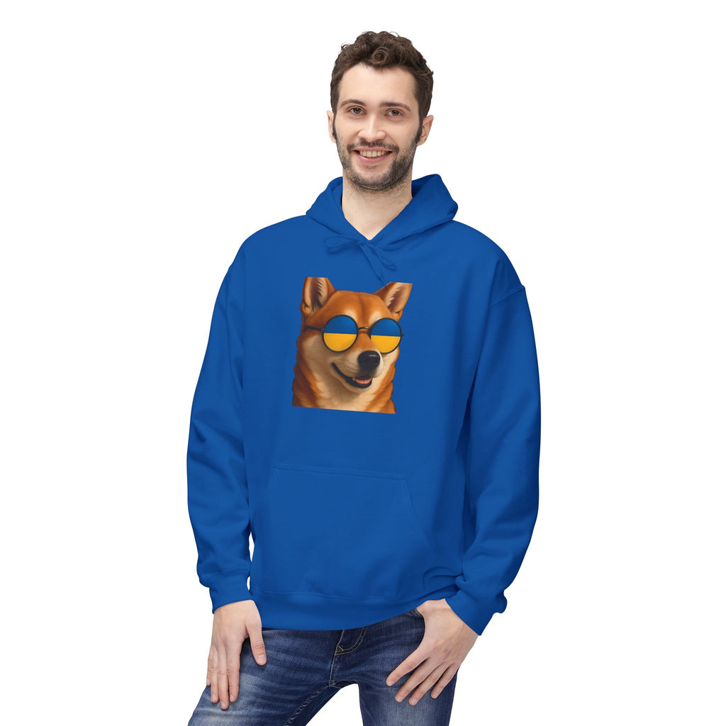 Ukrainian Doge Sunglasses Hoodie