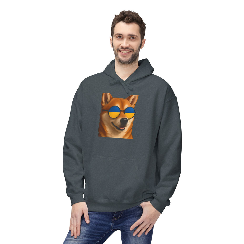 Ukrainian Doge Sunglasses Hoodie