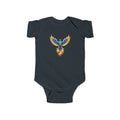 Infant Bodysuit with Vibrant Ukrainian Phoenix Illustration — Cute Baby Onesie