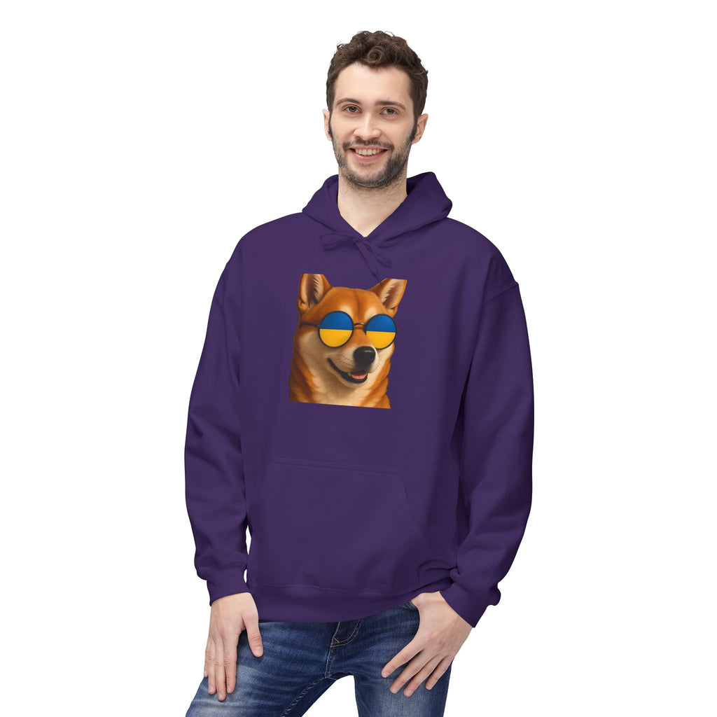 Ukrainian Doge Sunglasses Hoodie