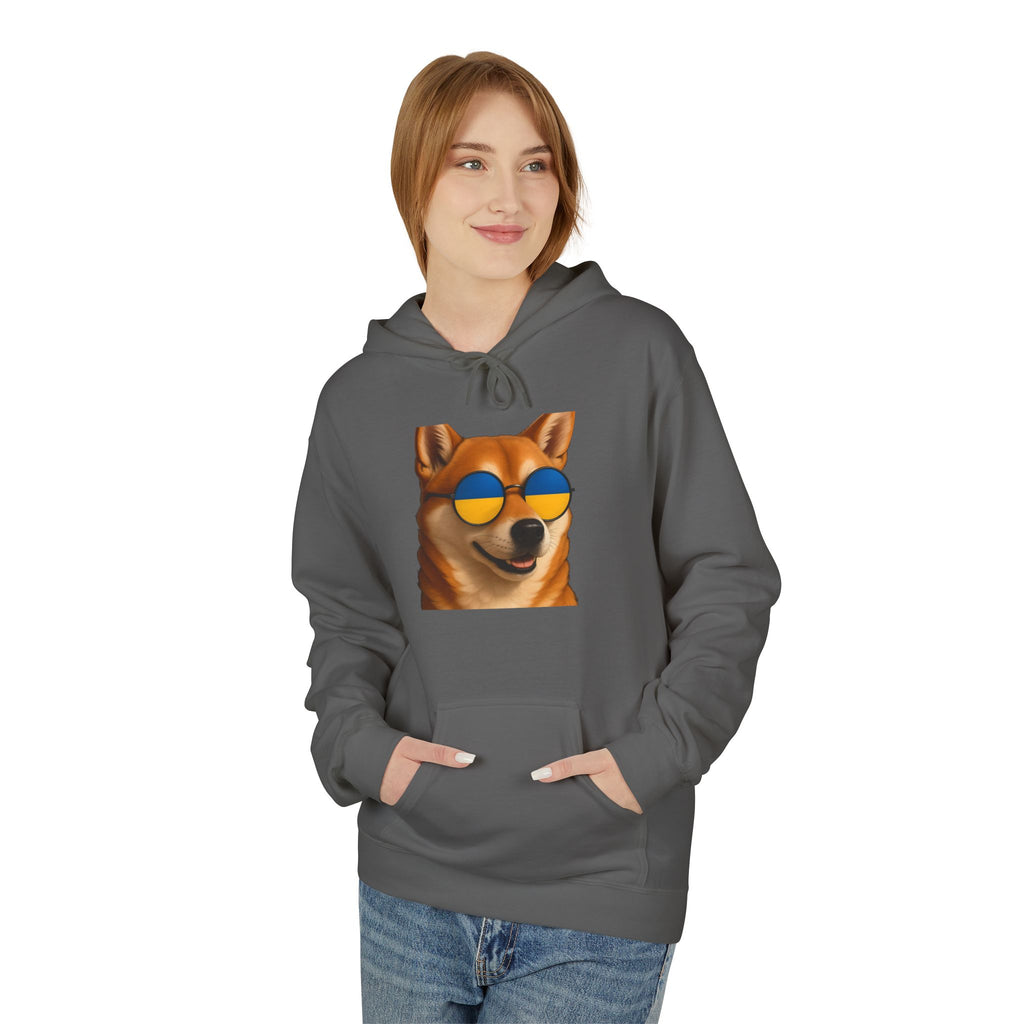 Ukrainian Doge Sunglasses Hoodie