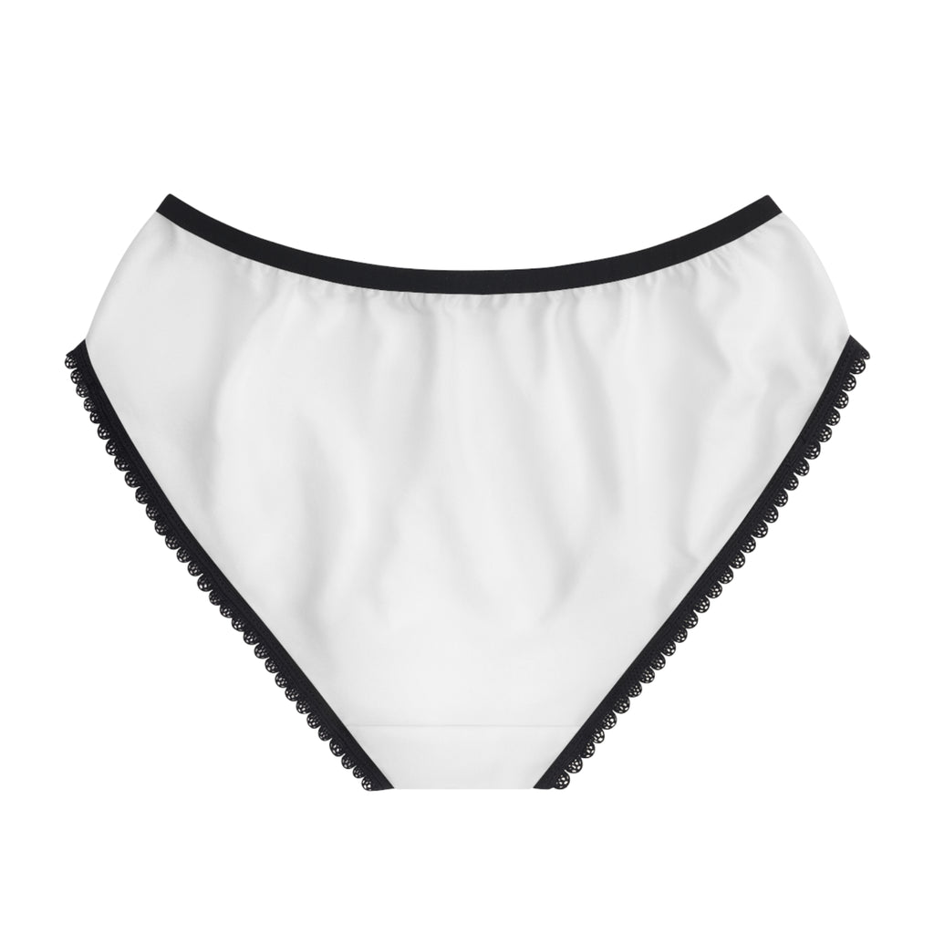 Women's Briefs with Dainty Ukrainian Wheat Heart Print